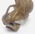 Vintage African Cast-Bronze Sculpture of a Stylized Mythical Lion For Sale - Image 4 of 13