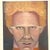 Wood Vintage Boho Signed Original Oil Portrait on Board For Sale - Image 7 of 11