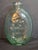 American Antique Albany Glass Works Historical Flask Gi-28 Steamboat Sailboat Aqua Glass 1840s For Sale - Image 3 of 17