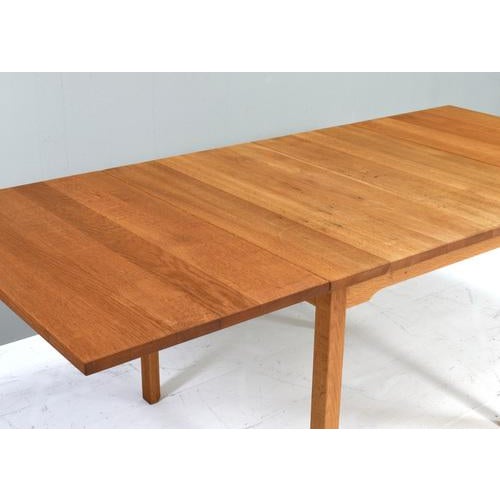 Scandinavian Drop Leaf Dining Table in Oak, 1970s For Sale - Image 9 of 17