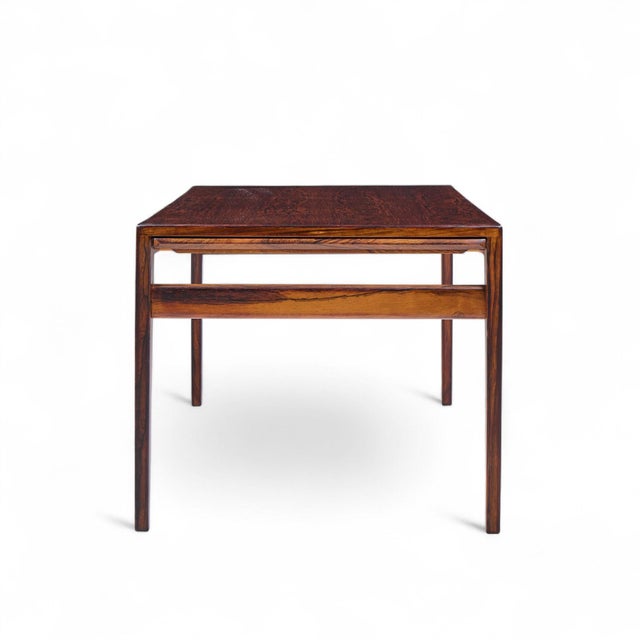 Mid 20th Century Johannes Andersen Mid Century Danish Rosewood Hidden Leaf Coffee Table For Sale - Image 5 of 11