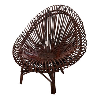 Wicker Chair by Janine Abraham & Dirk Jan Rol for Dal Vera, 1960s For Sale