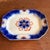 Antique Gaudy Welsh Crescent Pinwheel Flow Blue Small Platter, Circa 1840s For Sale - Image 12 of 12