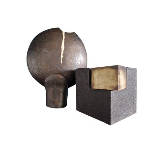 Studio Ceramics by Bruni Heller & Elsa Plein, 1980er, Set of 3 For Sale