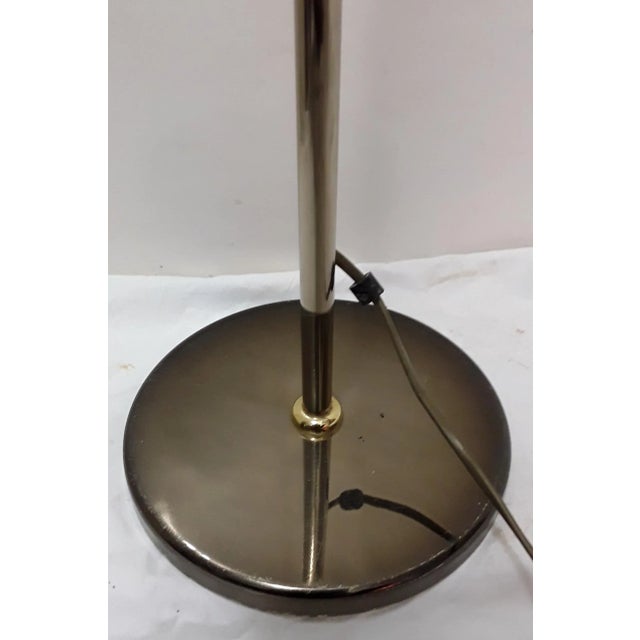 Height-Adjustable Floor Lamp with Swiveling Reflector Screen, 1980s For Sale - Image 3 of 10