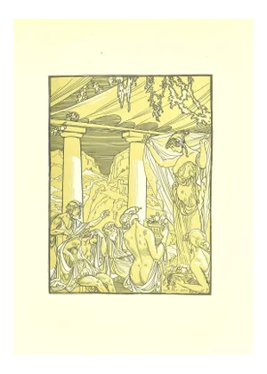 Ferdinand Bac, The Tale, Lithograph, 1922