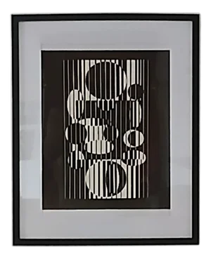 Victor Vasarely, After Iaca, 1950s / 1973, Silk-Screen, Framed