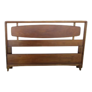 1960s Lane Rhythm Full Headboard and Footboard
