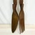 Chestnut 1970s Vintage Boho Chic Coastal Tiki Island Style Hand-Carved Wooden Fork & Spoon Sculptural Wall Objects - A Pair For Sale - Image 8 of 9