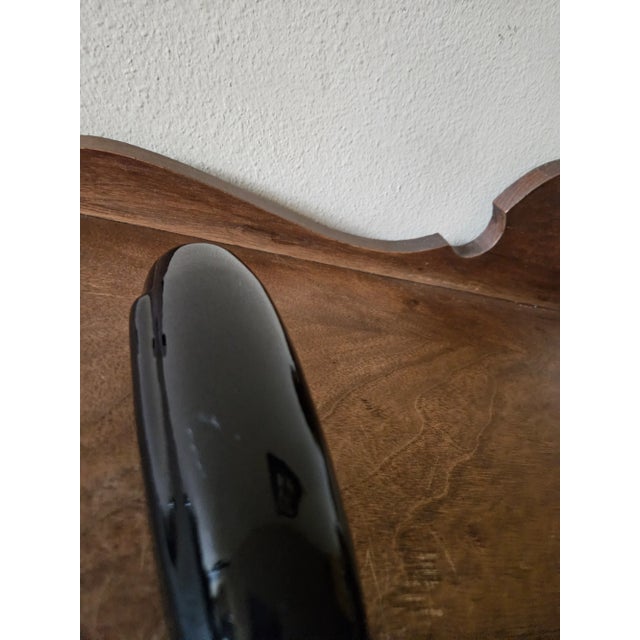 Black 1980s Frankoma #43 Black Bullet Crocus Bud Vase For Sale - Image 8 of 12