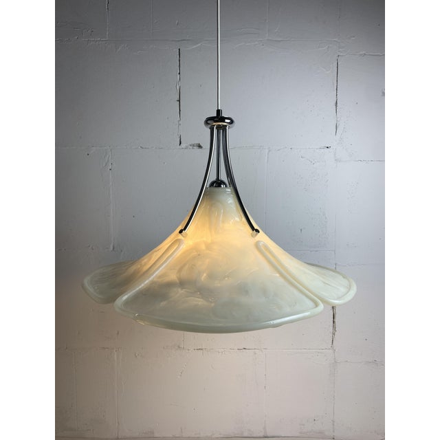 1970s Murano Style Clover Pendant from Cosack Leuchten, 1970s For Sale - Image 5 of 14