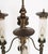 Art Deco Chandelier in Burnished Brass, 1940s For Sale - Image 3 of 9