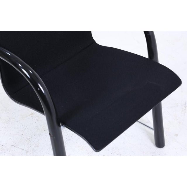 Vintage S320 Chair in Tubular Steel and Wood by Wulf Schneider and Ulrich Böhme for Thonet, 1980s For Sale - Image 9 of 11