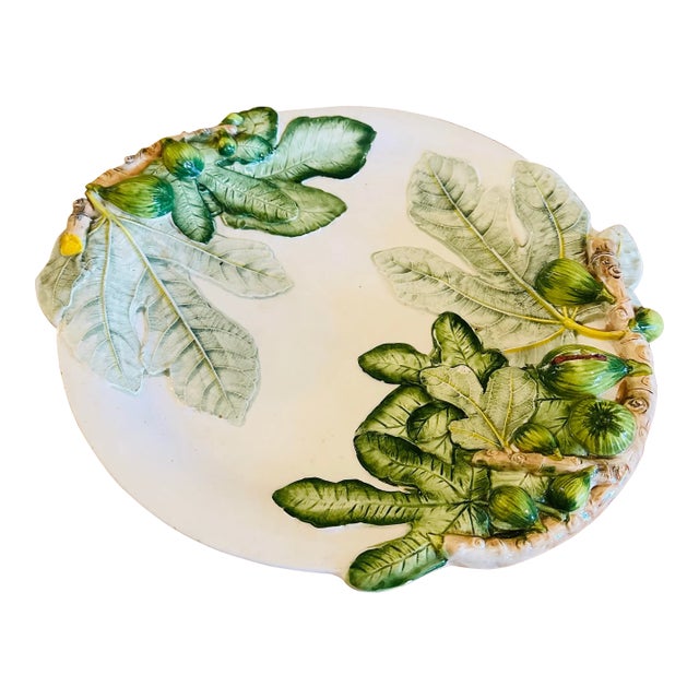 Vintage Italian Ceramic Platter For Sale