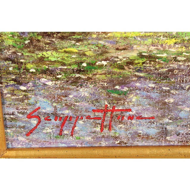 Impressionist Painting by James Scoppettone (Born 1937) For Sale - Image 9 of 11