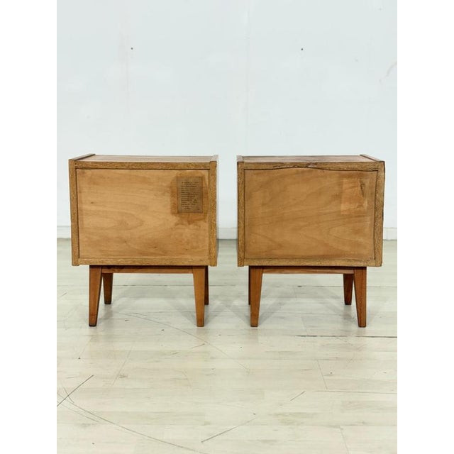 Mid-Century Bedside Tables, Set of 2 For Sale - Image 9 of 11
