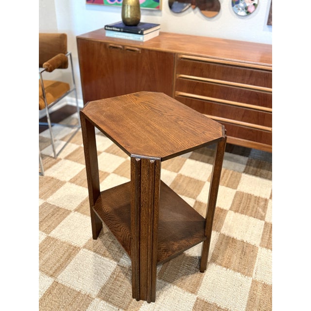 An Original Art Deco Side Table, Circa 1940s For Sale - Image 9 of 9