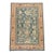 Vintage Sultanabad Style | Floral Design in Green-Blue and Beige | 7x10 For Sale