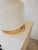 Late 20th Century Milk White and Gold Table Lamp For Sale - Image 9 of 10