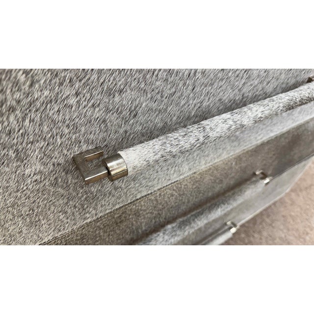 Bernhardt Parkin Hair on Hide Chest of Drawers For Sale - Image 9 of 17