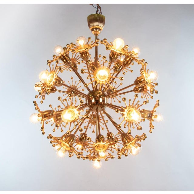 Starburst Pistil Dandelion Ball Pendant Light from Palwa, 1960s For Sale - Image 4 of 13
