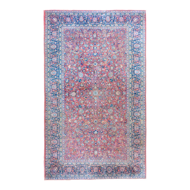 Early 20th Century Persian Kashan Rug For Sale