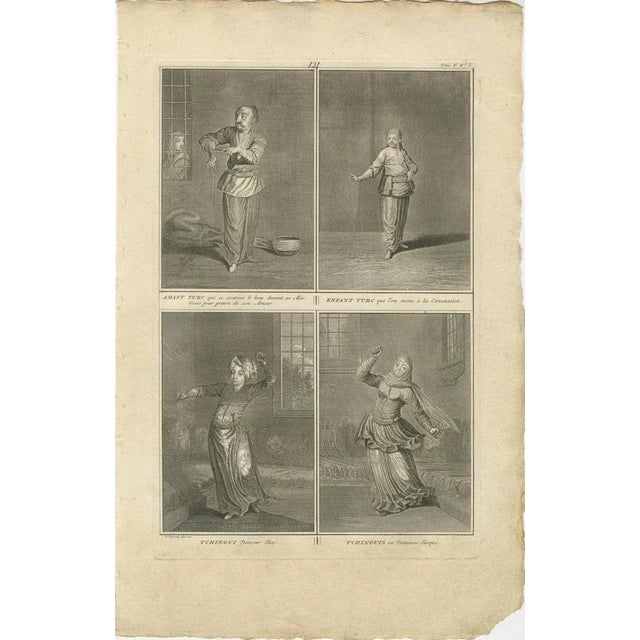 Ottoman Rituals and Dancers, 1734, Paper For Sale - Image 10 of 11