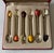 Mid 20th Century Set of 6 Italian Silver Plate Teaspoons With Fruit Theme For Sale In Austin - Image 6 of 11