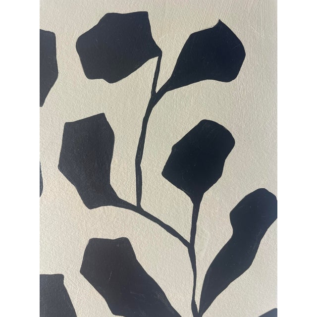 Contemporary 2026 "L'Aiuola Bruciata Series No. 9" Abstract Botanical Painting on Paper by Artist r.k. Red For Sale - Image 3 of 3