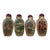 Set of 4 Vintage Inside-Painted Chinese Snuff Bottles For Sale
