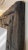 1980s Monumental Modern Rustic Style Hand Carved Wooden Black Frame Floor Mirror For Sale - Image 5 of 13