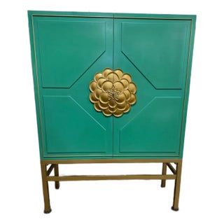 Shayla Copas for Chelsea House Boen Bar Cabinet For Sale