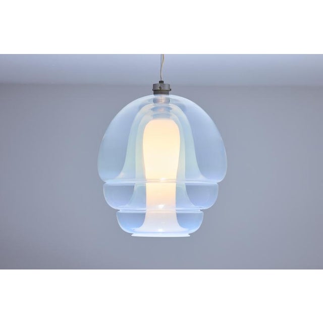 AVMazzega Vintage LS134 Pendant Light by Carlo Nason for Mazzega, 1974 For Sale - Image 4 of 14