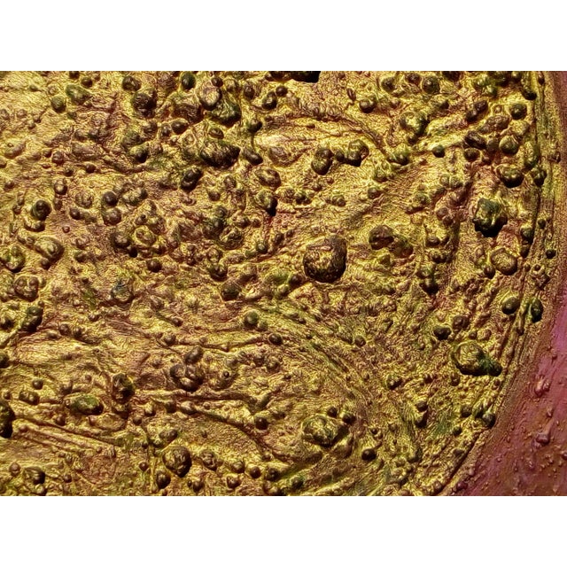 Jean Dubuffet "Tree of Life" Contemporary Abstract Textured Mixed-Media Painting by Diane Grant For Sale - Image 4 of 11