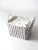 Mid 20th Century Vintage Large White Storage Basket For Sale - Image 5 of 13