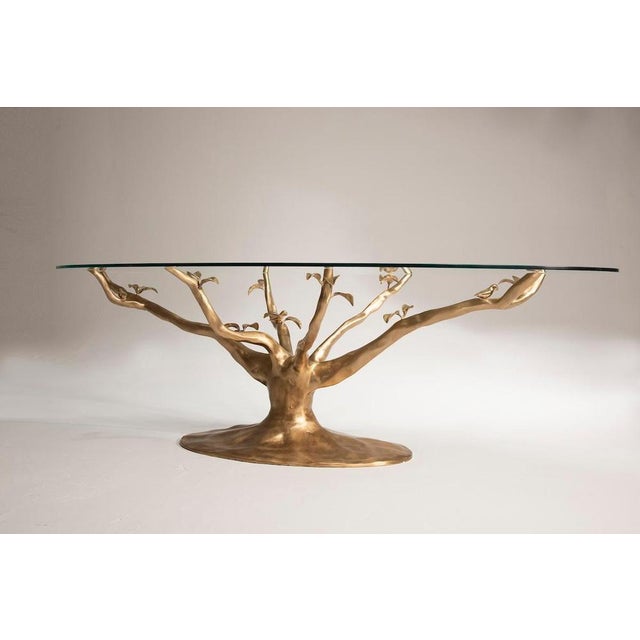 Tree Brass Sculpture Table from Pescetta For Sale - Image 9 of 14