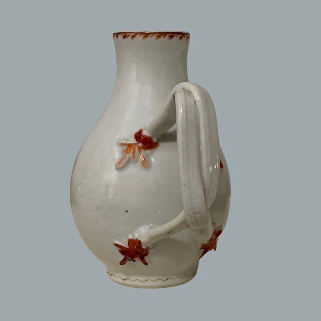 Late 18th Century Chinese Export Porcelain Cream Jug With Applied Floral Decoration For Sale - Image 16 of 16