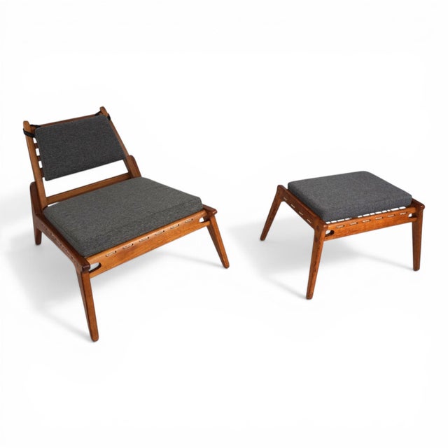 Set of Lounge Chair with Ottoman by Heinz Heger, 1960 For Sale - Image 13 of 18