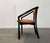 Wood Postmodern German Modell Nostro Leather Chair by Andreas Weber for Rosenthal Einrichtung, 1980s For Sale - Image 7 of 18