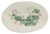 Vintage Hand-Painted Botanical Pelargonium 3d Relief Ceramic Platter For Sale - Image 4 of 12