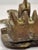 Antique Moroccan Cast Brass Hanukkah Lamp Menorah 19th Century Judaica Oil Lamp For Sale - Image 15 of 18