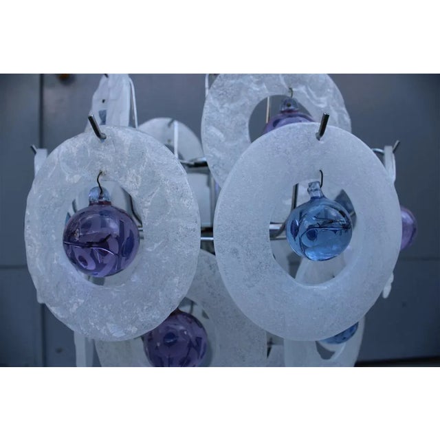 Pop Art Style Murano Glass Ceiling Lamp, 1970s For Sale - Image 3 of 11