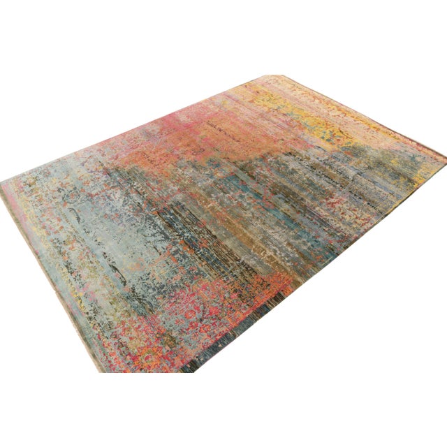 A gracious 10x14 rug from the boldest new additions to Rug & Kilim’s Abstract collection. The boisterous imagination is...