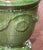 Pair of French Handmade Green Glazed Terracotta Anduze Planters by La Madeleine For Sale - Image 4 of 9