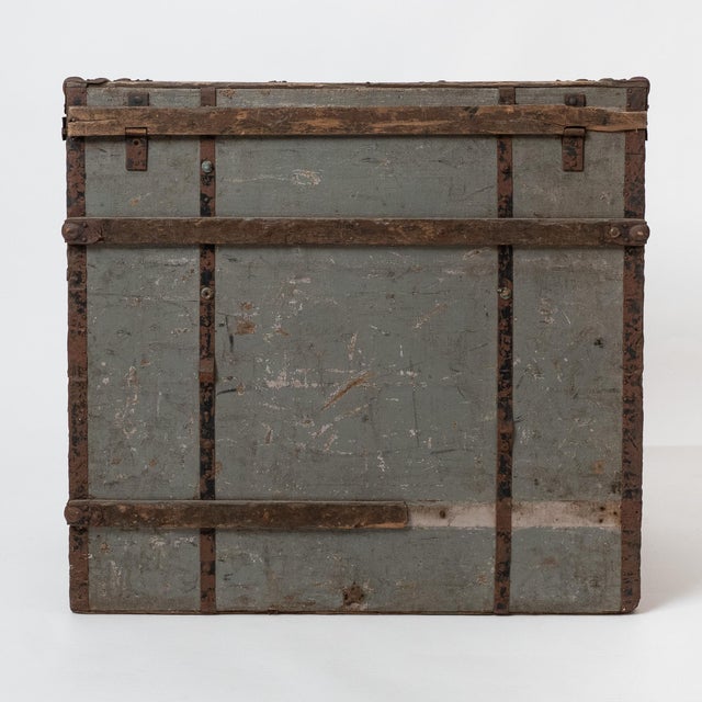 19th Century Scandinavian Railway Freight Trunk – Jönköping, Sweden For Sale - Image 9 of 14