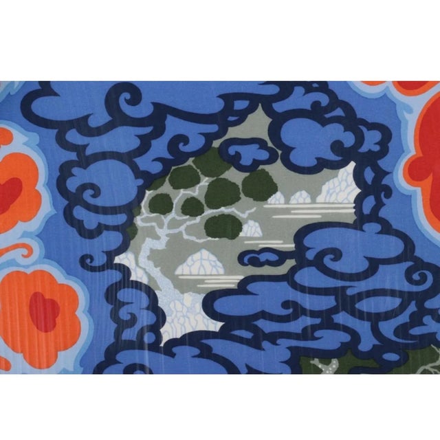 Roman De Tirtoff, Erte’, Framed Silk Scarf Titled “Dream Voyage” 1982 For Sale In Chicago - Image 6 of 9