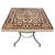 Moroccan Brown/Natural Mosaic 20" Square Table For Sale In Orlando - Image 6 of 6