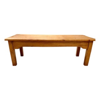 English Pine Coffee Table For Sale
