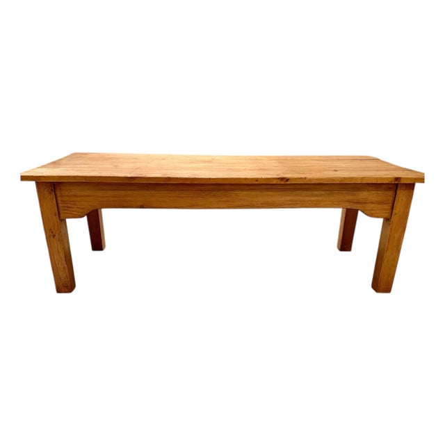 English Pine Coffee Table For Sale