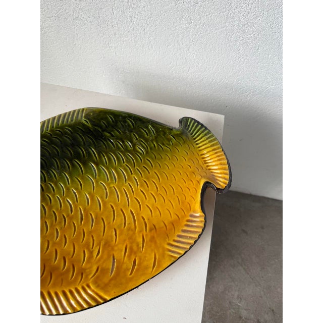 Vallauris Fish Serving Plate, 1980s For Sale - Image 14 of 16